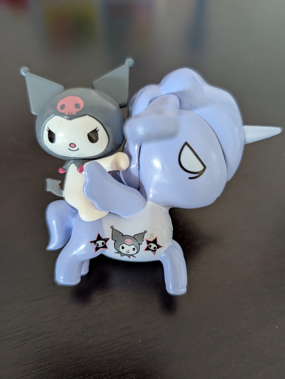Sanrio X Tokidoki Kuromi Lilac Unicorn Figurine